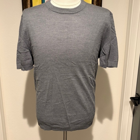 Ted Baker London Other - Ted Baker Men's Gray Short Sleeve Crewneck Sweater Size 5 XL